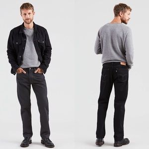 Levi’s Men’s 505 Regular Fit Straight Leg Jeans
